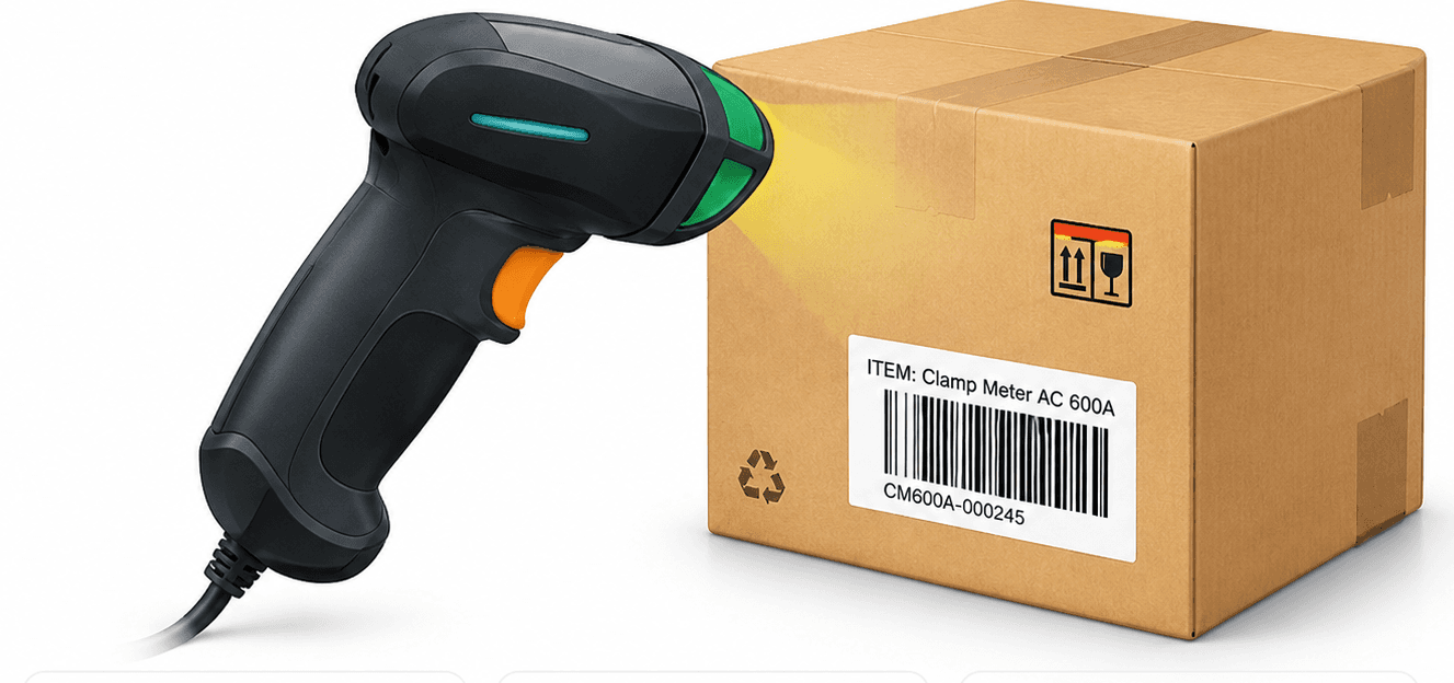 Barcode driven operations dashboard screenshot