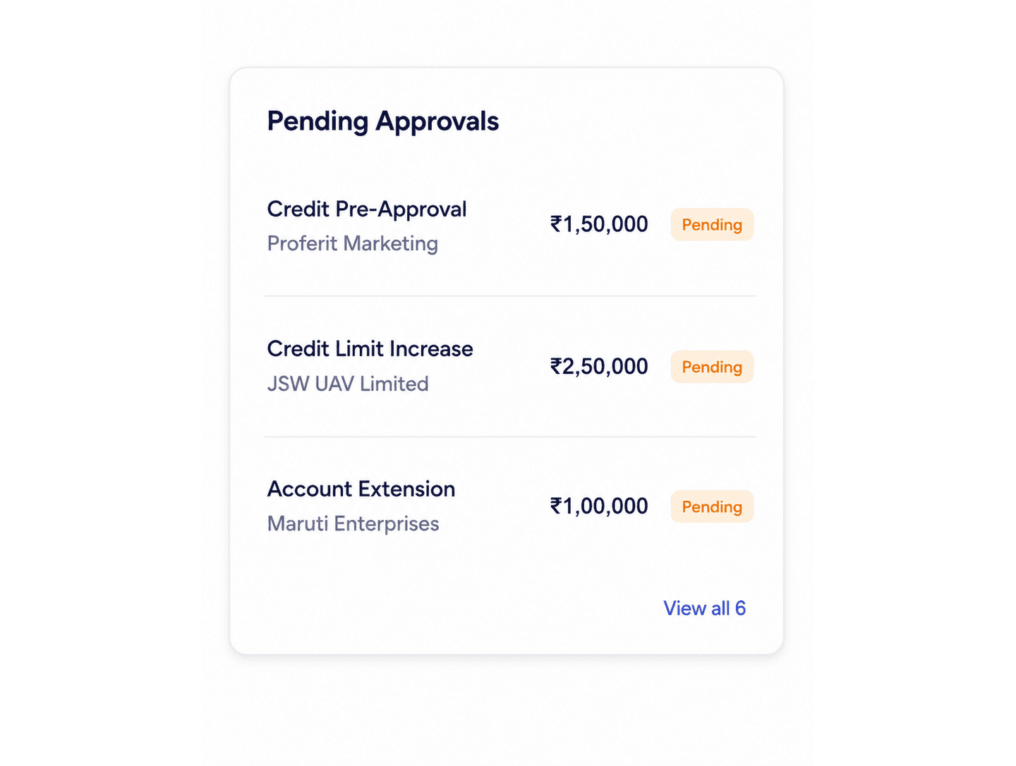 Finance dashboard reference screenshot